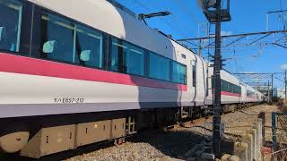14M 常磐線 E657系K13編成 特急 ひたち14号 品川行 泉〜植田間 通過