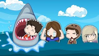 Un Tiburón Se Come Al Team Anormal En Roblox