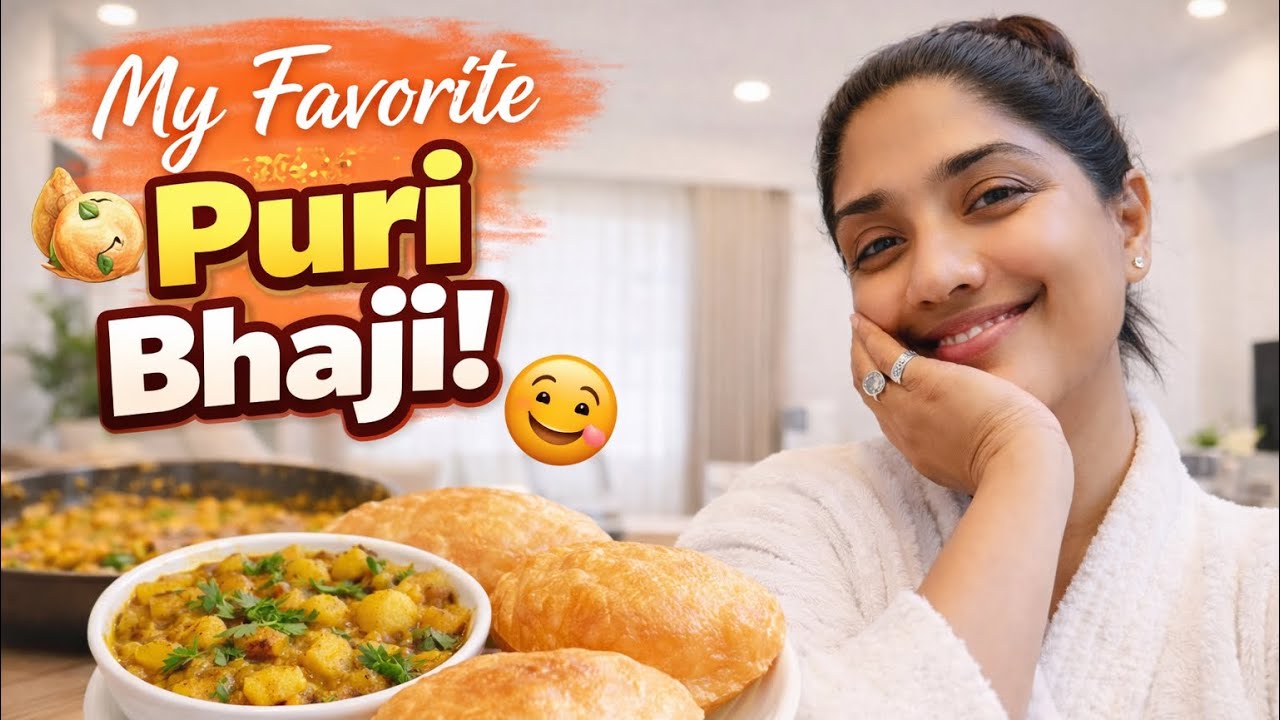 My Favourite Puri Bhaji 😋 | Comfort Food That Makes Me Happy 💛 | Vlog | @TanimaBhatacharya 