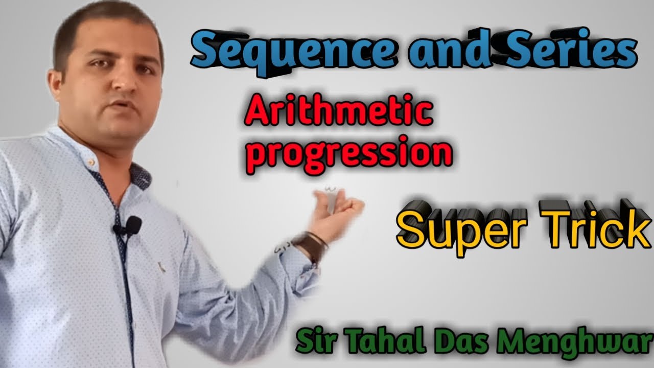 Sequence and Series Short trick | Arithmetic Progression shortcut - YouTube