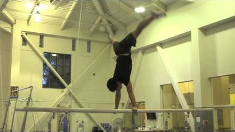 Press Handstand on Parallel Bars