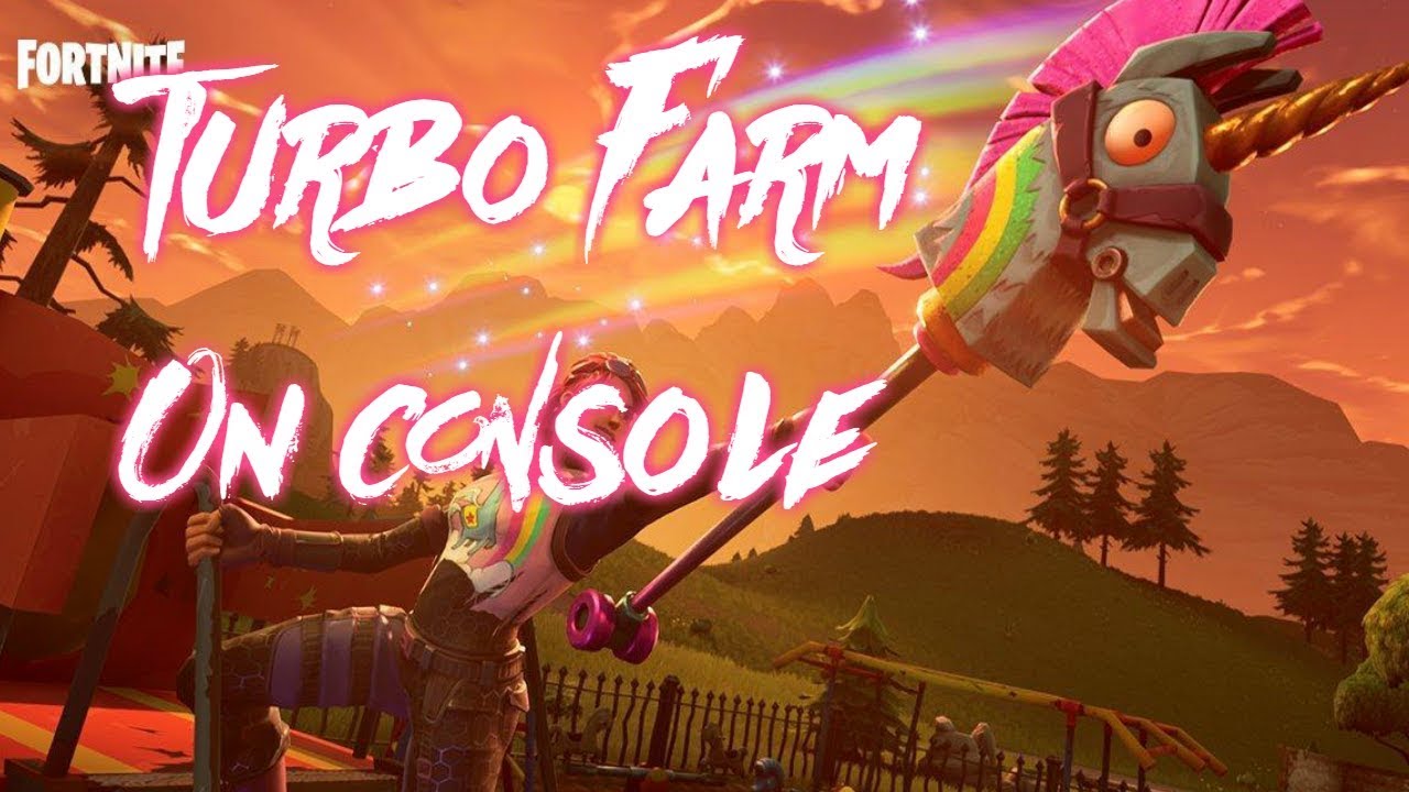 HOW TO TURBO FARM ON CONSOLE (FORTNITE)