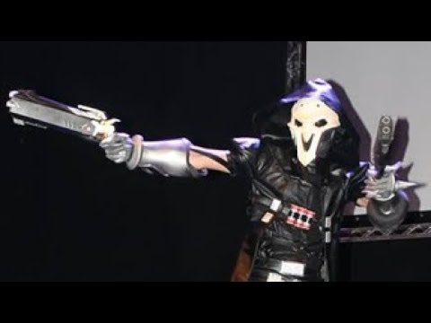 overwatch reaper cosplay skit youtube