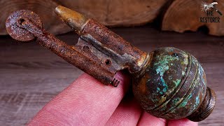 Restoration of a unique antique lighter "GRENADE"