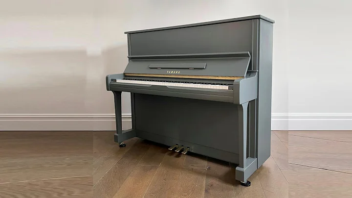 1986 Yamaha U1 painted in 'Downpipe' @ The Piano Shop, Bath