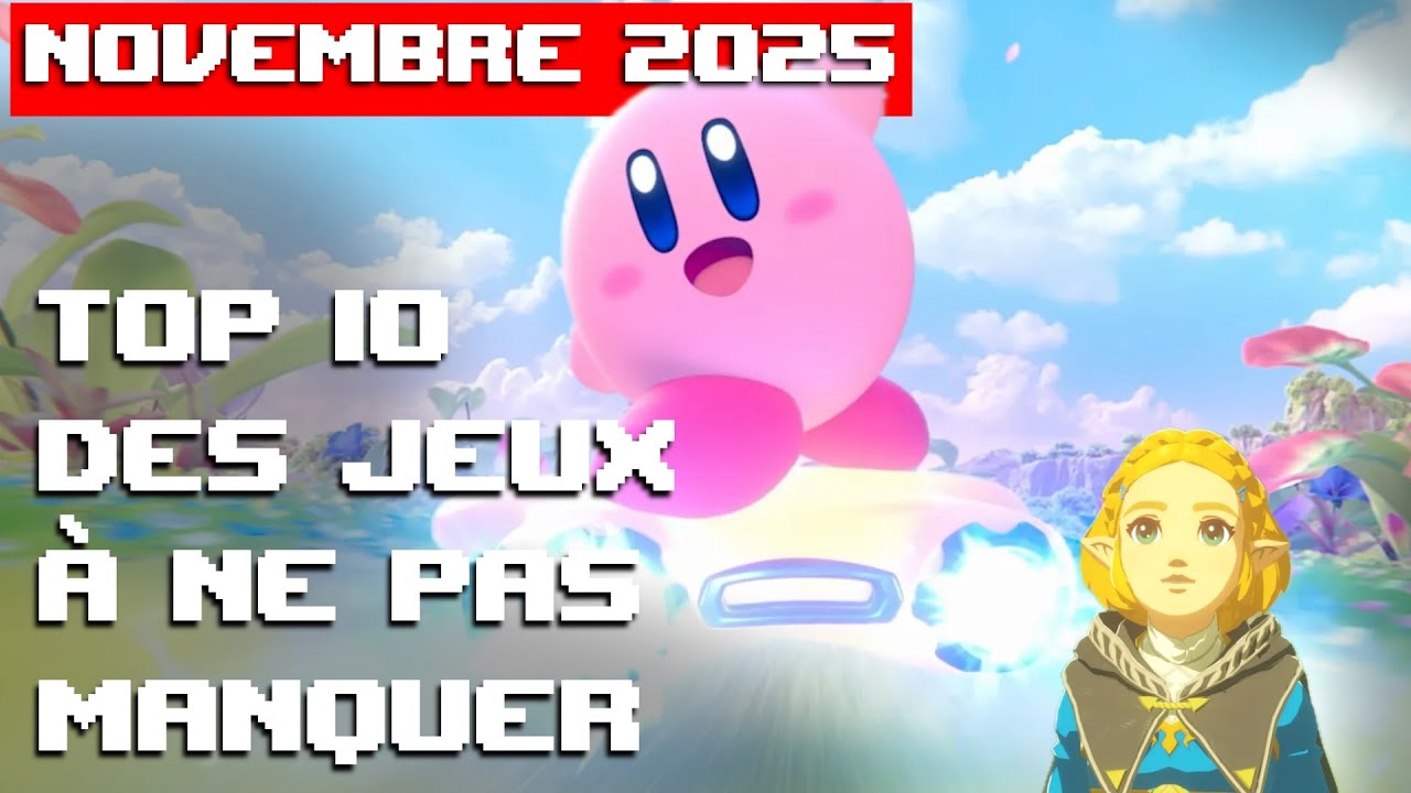 10 Nouveaux Jeux excitants sur Nintendo Switch 1 & 2 qui arrive en Novembre 2025