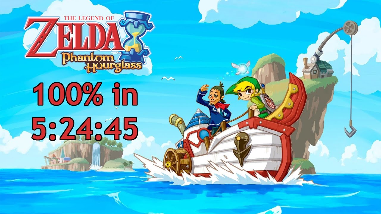 Phantom Hourglass 100 Speedrun in 52445 [World Record] YouTube