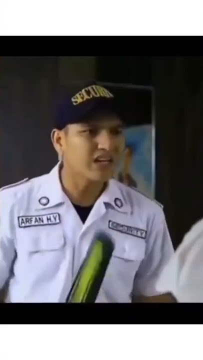 The boss's argues with the security guard