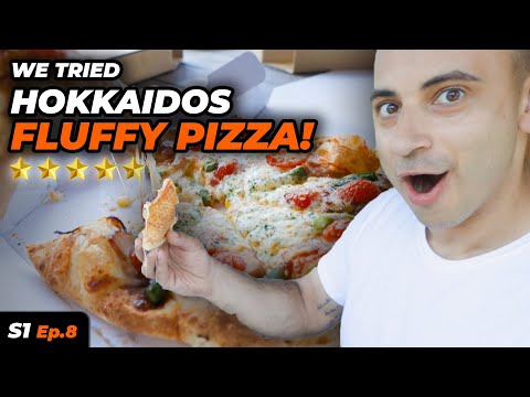 We Rode 4+ HOURS for this Hokkaido "Fluffy Pizza" | Moto Munchies S1Ep.8 🇯🇵