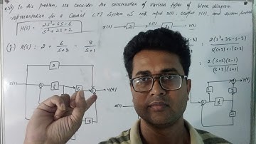 LT - 41 I Solution of 9.36 of Oppenheim | Block Diagram Representation | Laplace Transform