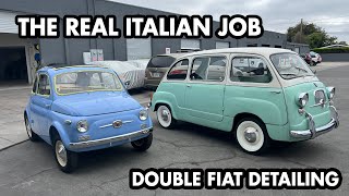 Detailing Italian Cars - Fiat 600 Multipla and Fiat 500 // ICONIC