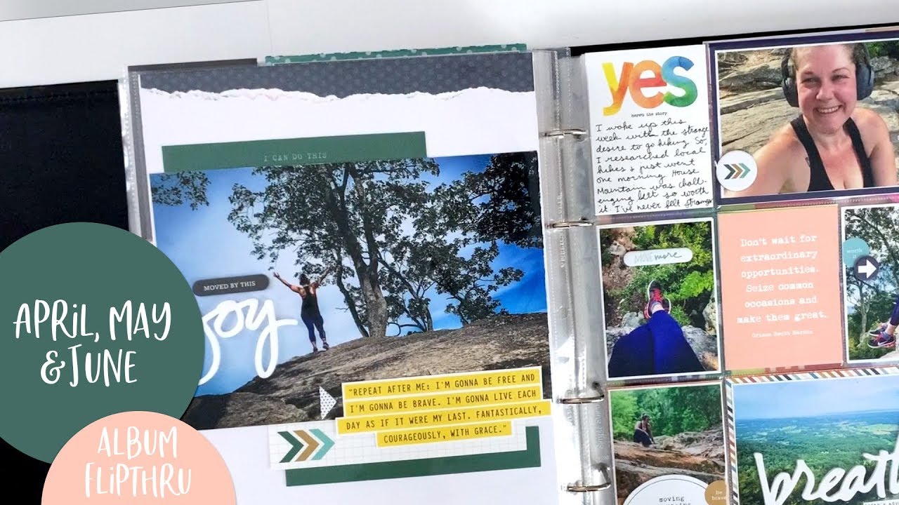 2019 April, May & June 9x12 Album Flipthru!