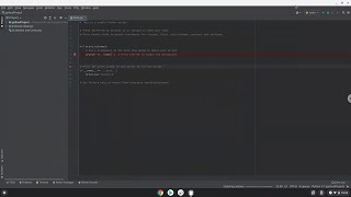 How to install Pycharm 2021 on a Chromebook - Community Edition