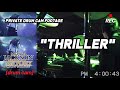 "Thriller" Sugarfoot DRUM CAM [split screen] - HIStory Tour