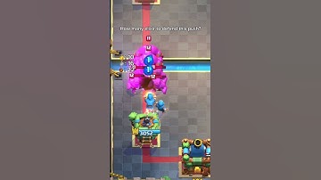 How many elixir to defend this push? #clashroyale #shorts #shortvideo