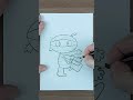 #shorts How to draw a mummy