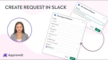 How to create an approval request right in Slack