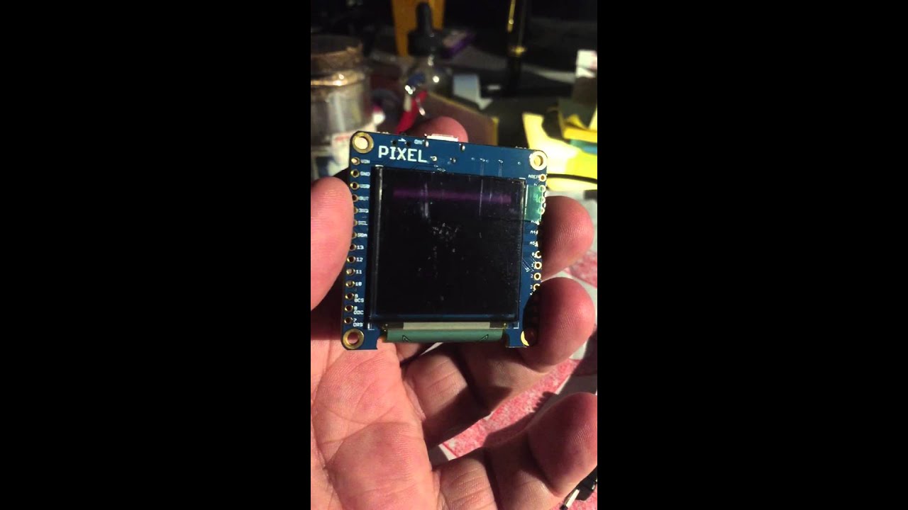 Pixel Arduino display - YouTube