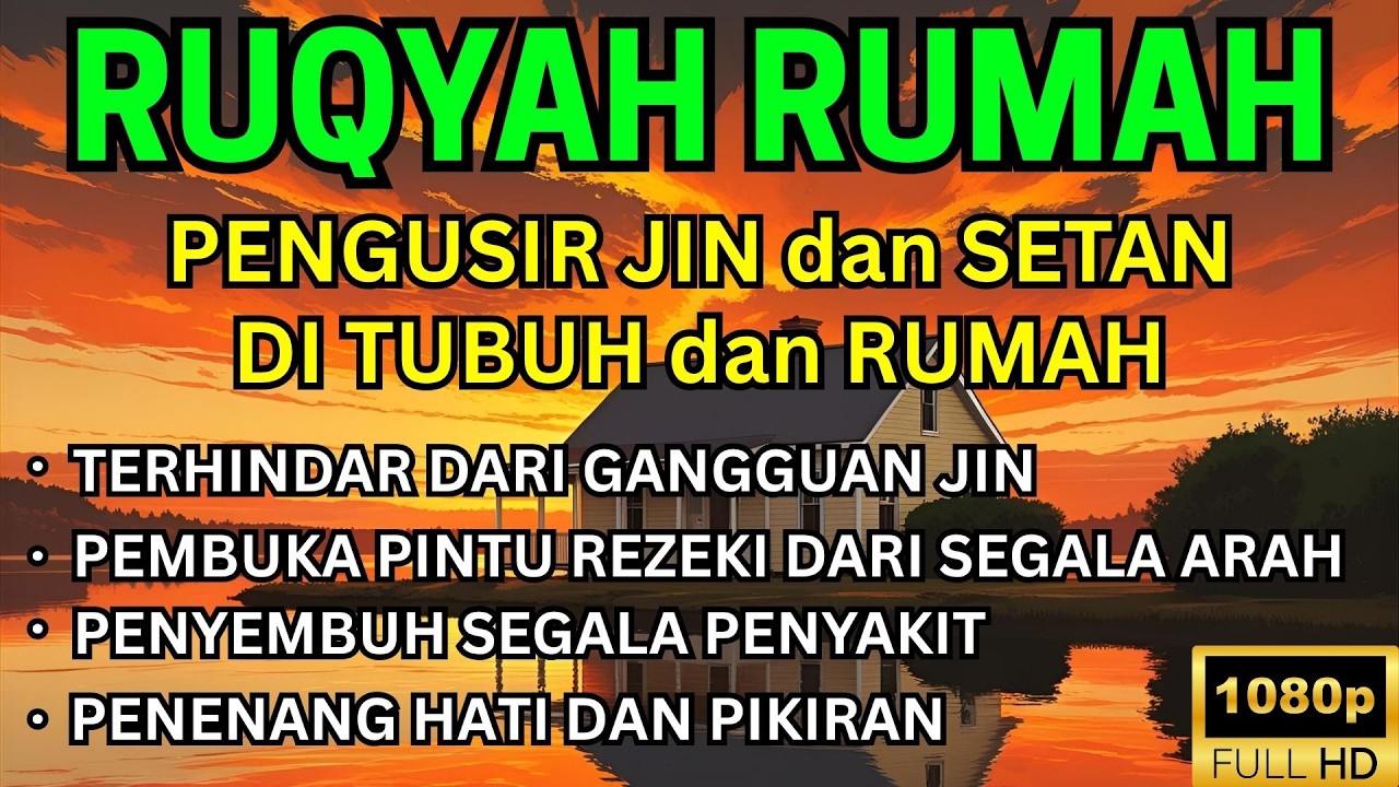 SUBHANALLAH! AYAT RUQYAH PENGUSIR JIN SETAN SIHIR PENGGANGGU RUMAH DAN KELUARGA