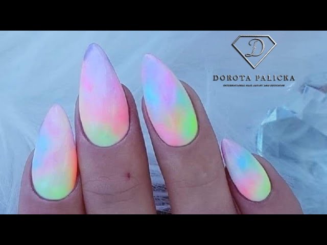 Ombré Nails Using Pigment Powder ( Fast And Easy ) 