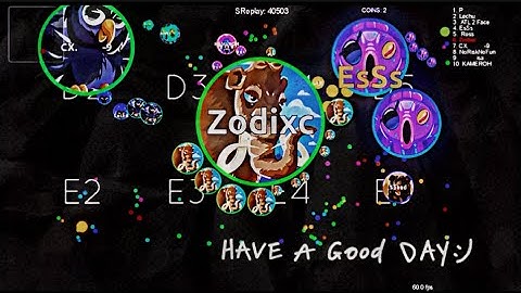 Blob.io | crazy mode win compilations #1 (solo&teaming)