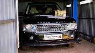 ЗАМЕНА МОТОРНОГО МАСЛА, ВОЗДУШНОГО И САЛОННОГО ФИЛЬТРА НА RANGE ROVER VOGUE ДВИГАТЕЛЬ JAGUAR 4.4 V8