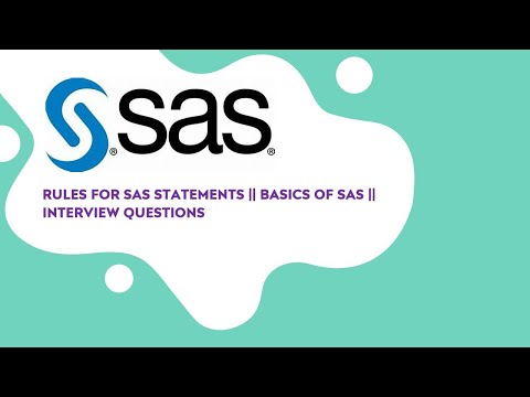Rules For SAS