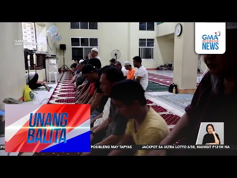 Mga muslim, sama-samang nagdasal sa unang araw ng Ramadan | Unang Balita