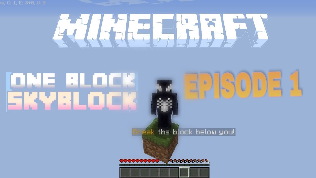MINECRAFT One Block Skyblock episode 1 - YouTube