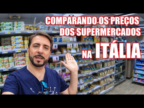 Vídeo: Compras nos mercados de alimentos de Roma, Itália