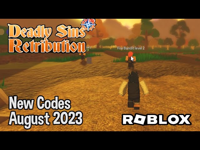 Roblox Deadly Sins Retribution Codes 2023 