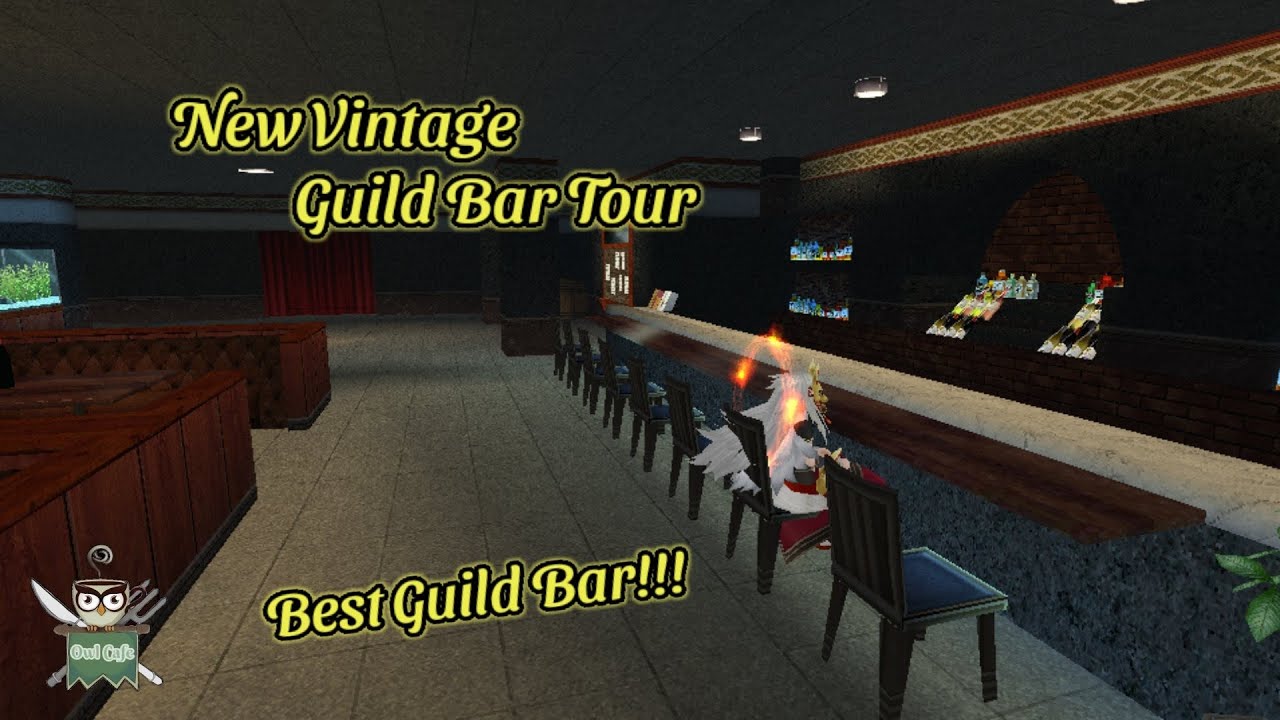 Toram Online New Vintage Guild Bar Appearance!!! Owl Cafe Guild