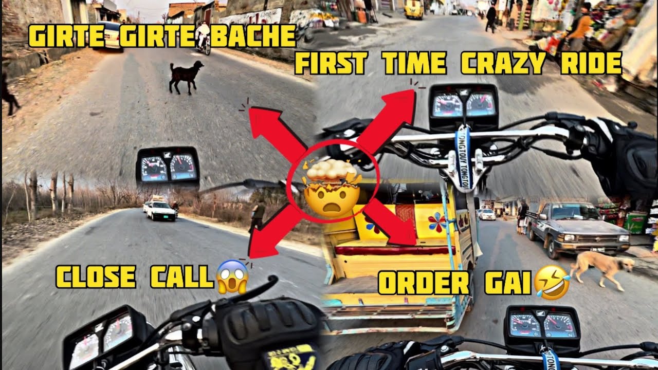 first time Itna crazy ride*, close call🫨 - YouTube