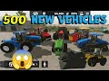 500 NEW VEHICLES FARMING SIMULATOR 20 MOD APK ANDROID IOS 