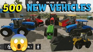 500 NEW VEHICLES / FARMING SIMULATOR 20 MOD APK / (ANDROID/IOS)