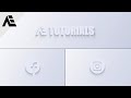 After Effects Tutorial: Simple Logo Animation - Clean Elegant Intro (No-Plugin)