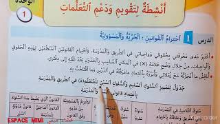 انشطة لتقويم ودعم التعلمات- الوحدة 1 - النجاح في الاجتماعيات مستوى سادس ابتدائي-ص 117  مع الأجوبة