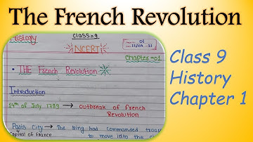 CBSE Class 9 History Chapter 1 (The French Revolution) hand written notes #toptargeteducation