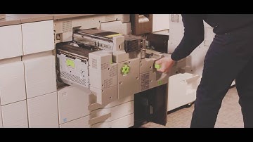 Sharp MX M1205 MX M1055 Acceso Frontal y sustitucion de toner