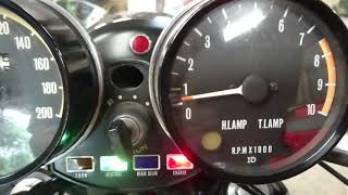 KAWASAKI 650RS W3 engine start