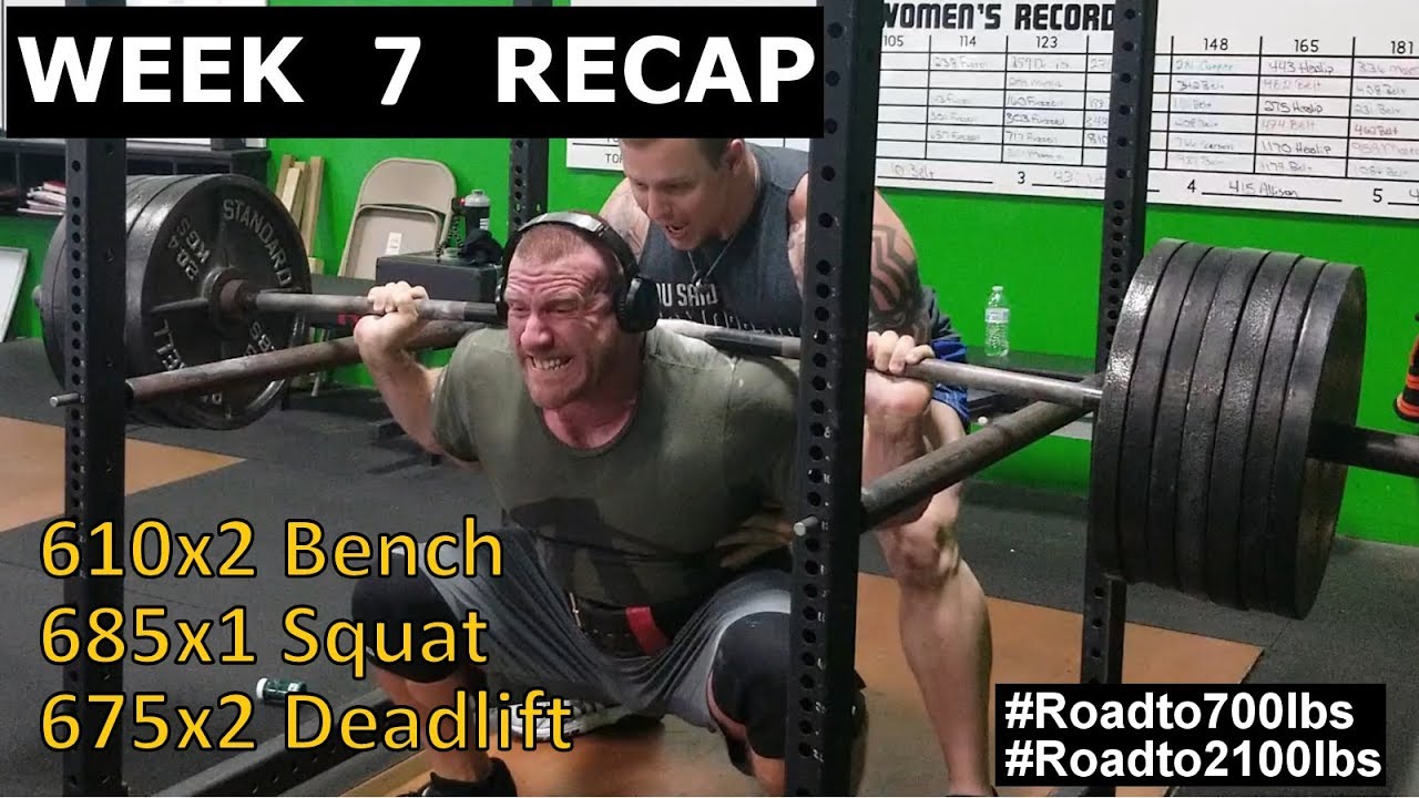 James Strickland - Full Power Training (Road to 2100 lbs - Week 7 Recap)