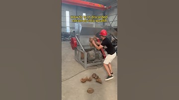 How to turn discarded coconuts into wealth #coconut #coconuthusk #coconutshredder