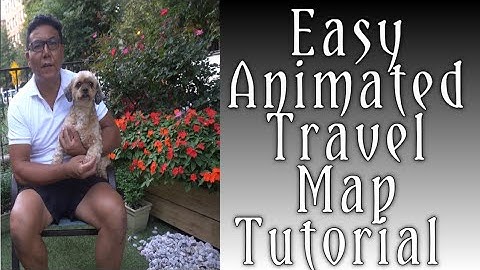 How to Make an Animated Travel Map in Blender: Indiana Jones Edition! travel!! Map Animation Blender