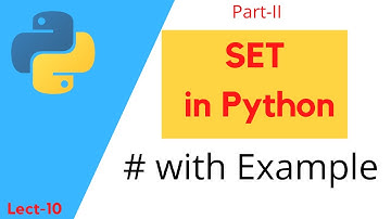 Sets - Set Methods and Operations to Solve Common Problems part-II|Python Tutorial| #10