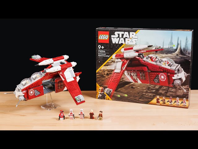 LEGO 75354 Star Wars Coruscant Guard Gunship - BOX AND