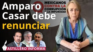 Amparo Casar debe dejar de dirigir ‘Mexicanos contra la Corrupción’ y devolver dinero a Pemex: mesa