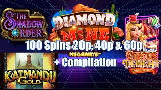 Diamond Mine 100 Spins on 20p, 40p & 60p + Bonus Compilation + Community BIG WINS!! screenshot 5