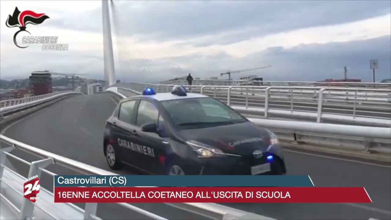Castrovillari (CS): 16enne accoltella coetaneo all'uscita di scuola