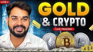 Gold live trading , live Market Analysis for Crypto and Gold | Hindi