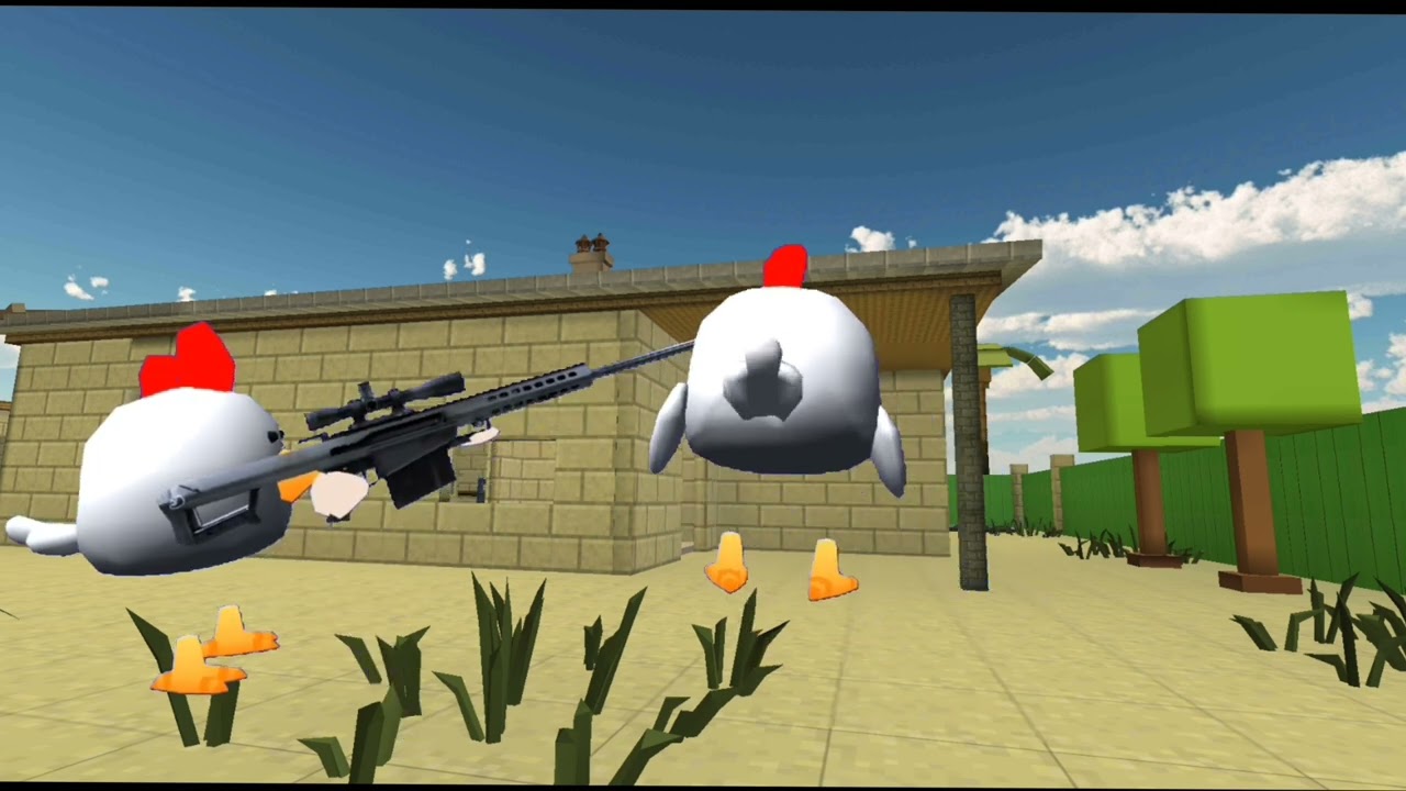 CHICKEN GUN HELICOPTER ANIMATION